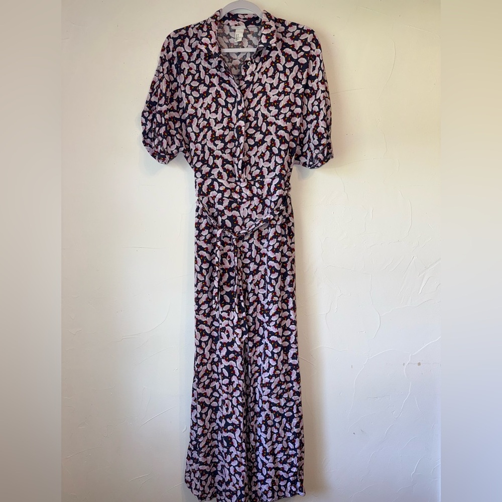 ANNA GLOVER x H&M FLORAL ROMPER SZ 8